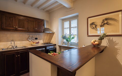 Villa Ginestra: Countertop, Room, Property, Furniture, Kitchen, Cabinetry, Interior Design, Building, Ceiling, Real Estate