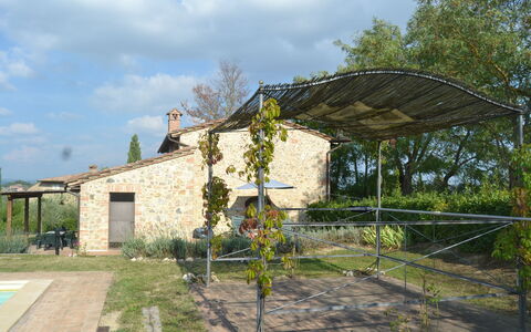 Villa Cafaggiola: Property, House, Real Estate, Botany, Architecture, Tree, Building, Sky, Rural Area, Home