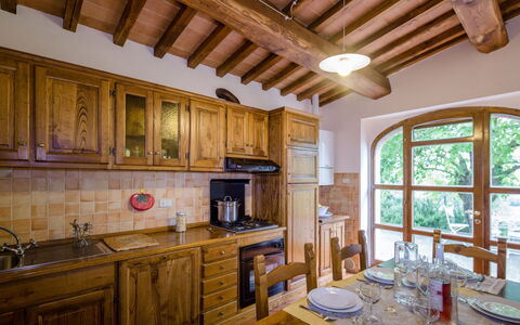 Villa Le Capanne: Room, Property, Building, Furniture, Interior Design, House, Ceiling, Kitchen, Home, Cabinetry