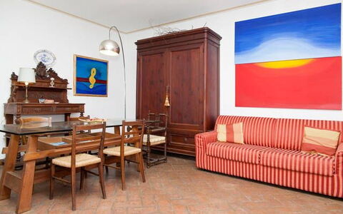 Residenza Marechiaro: Furniture, Property, Wood, Building, Interior Design, Floor, Living Room, Wall, Flooring, Hardwood