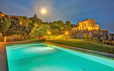 Villa Di Cinzia: Natural Landscape, Nature, Swimming Pool, Property, Estate, Villa, Building, Real Estate, Vacation, Grass