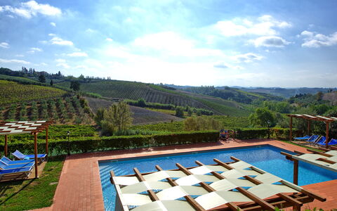 Casa Rossa: Sky, Cloud, Water, Plant, Swimming Pool, Blue, Tree, Natural Landscape, Outdoor Furniture, Eco Hotel