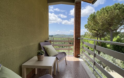 Gli Appartamenti Di Manuela: Wood, Outdoor Furniture, Chair, Wood Stain, Porch, Hardwood, Shade, Balcony, Eco Hotel, Armrest