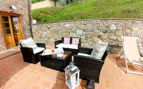 Alla Piazzetta: Property, Wall, Room, Furniture, Brick, Building, House, Real Estate, Patio, Floor