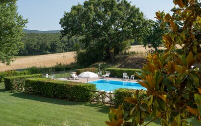 La Piccola Selva: Property, Swimming Pool, Resort, Tree, House, Real Estate, Villa, Building, Vacation, Leisure