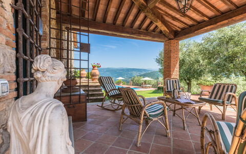 Villa Dell'angelo: Property, Real Estate, Room, House, Building, Porch, Home, Estate, Vacation, Cottage