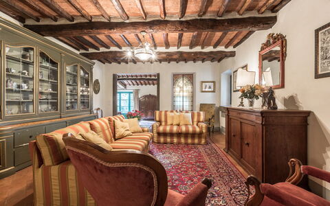 Villa Dell'angelo: Room, Property, Furniture, Building, Interior Design, Ceiling, House, Living Room, Real Estate, Home