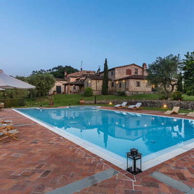 Villa Dell'angelo: Swimming Pool, Property, Resort, Real Estate, Vacation, Building, Leisure, House, Residential Area, Tree