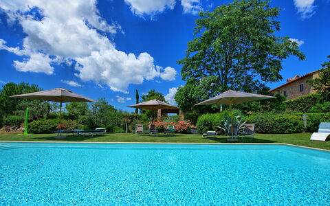 Villa Sonia: Swimming Pool, Property, Resort, Real Estate, Estate, Natural Landscape, House, Sky, Home, Building