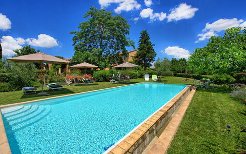 Villa Sonia: Swimming Pool, Property, Real Estate, Estate, House, Grass, Leisure, Building, Home, Villa