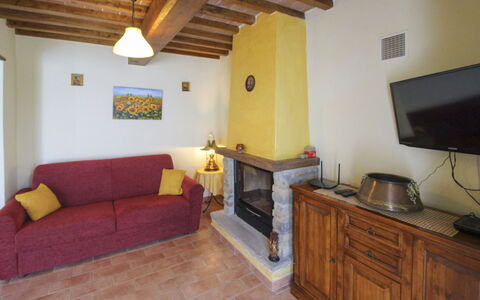 Poggio del Fabbro: Furniture, Flooring, Interior Design, Wall, Floor, Wood, Couch, Room, Living Room, Lighting