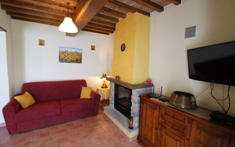 Poggio del Fabbro: Room, Property, Furniture, Building, House, Interior Design, Real Estate, Living Room, Floor, Villa