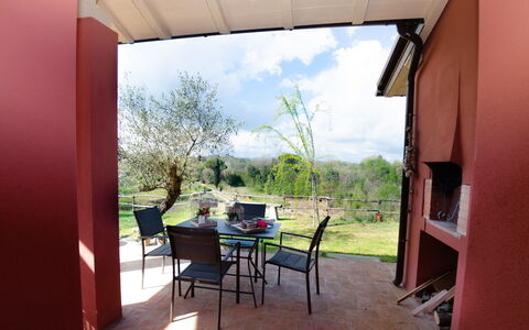 Ai Salici: Property, Room, House, Real Estate, Building, Home, Backyard, Shade, Tree, Restaurant