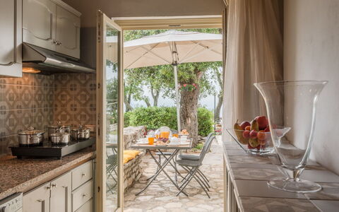 Villa Del Santo Bastiano: Countertop, Room, Property, Interior Design, Kitchen, Furniture, Home, Building, House, Real Estate