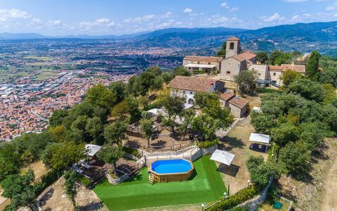 Villa Del Santo Bastiano: Aerial Photography, Bird'S-Eye View, Property, Estate, Town, Real Estate, Building, Mountain Village, Tourism, Photography