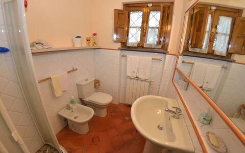 La Cipressa: Bathroom, Room, Property, Floor, Wall, Plumbing Fixture, Toilet, House, Interior Design, Bathroom Accessory