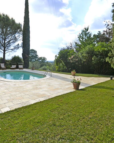Villa Del Castagno: Property, Grass, Estate, Real Estate, Lawn, House, Tree, Swimming Pool, Yard, Land Lot