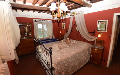 Borgo Bucatra Buonvento: Bedroom, Room, Bed, Property, Furniture, Interior Design, Bed Sheet, Bed Frame, Building, Ceiling
