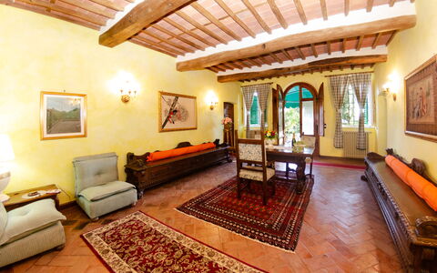 Villa Il Borghetto: Property, Room, Building, Interior Design, Ceiling, Furniture, Living Room, Real Estate, House, Estate