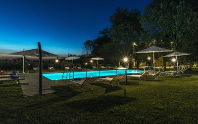 Swimming Pool at night