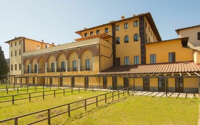 Luxury Residence La Poggerina: Building, Property, Architecture, Yellow, House, Estate, Home, Real Estate, Hacienda, Villa