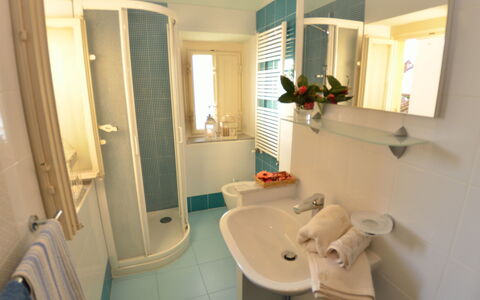 San Michele: Bathroom, Room, Property, Bathroom Cabinet, Bathroom Accessory, House, Home, Building, Interior Design, Real Estate