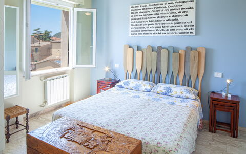 Giulia Apartment 2 - Levanto: Furniture, Property, Blue, Azure, Wood, Comfort, Window, Interior Design, Table, Architecture