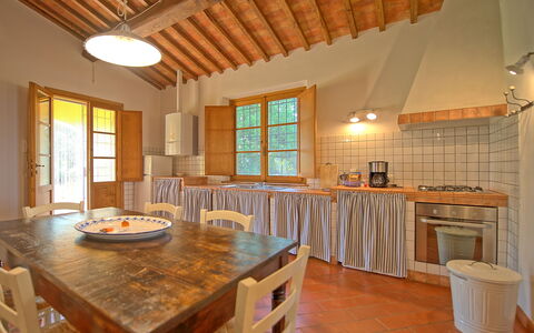 Casa Legoli: Property, Room, Building, Furniture, Countertop, Wood Flooring, Ceiling, Interior Design, Floor, Kitchen
