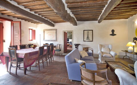 Ricavoli: Room, Property, Building, Interior Design, Furniture, Beam, Real Estate, Ceiling, Living Room, House