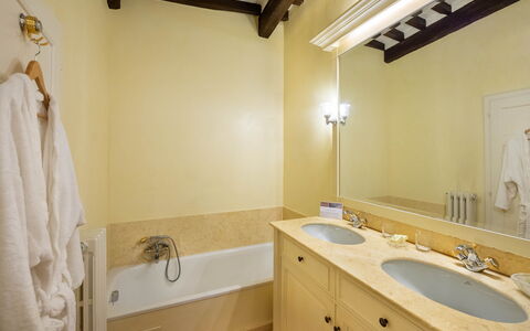 Villa Igea 13: Mirror, Plumbing Fixture, Property, Sink, Bathroom Cabinet, Tap, Bathroom, Bathroom Sink, Interior Design, Wood