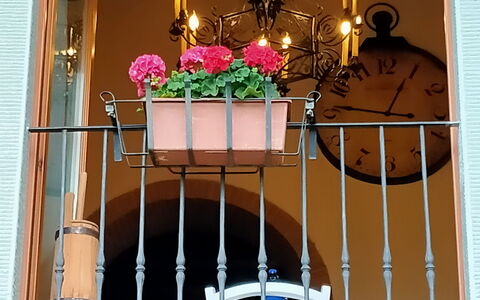 Villa Fusai: Lighting, Balcony, Room, Architecture, Window, Home, Table, Furniture, House, Building