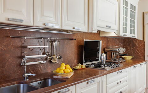 Appartamento Zefferini: Countertop, Cabinetry, Property, Furniture, Building, Kitchen Appliance, Kitchen Stove, Kitchen, Sink, Drawer