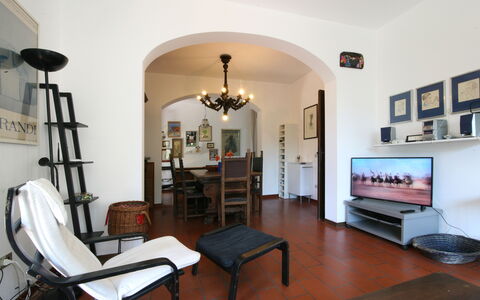 Villa Del Forte: Room, Property, Living Room, Building, Interior Design, Furniture, House, Ceiling, Floor, Real Estate