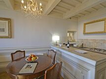 Dining room and kitchen