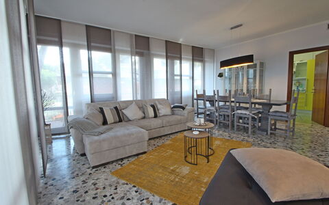 Marina Apartment: Room, Property, Furniture, Interior Design, Building, Living Room, House, Real Estate, Floor, Table