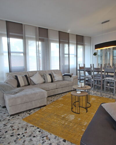 Marina Apartment: Room, Property, Furniture, Interior Design, Building, Living Room, House, Real Estate, Floor, Table