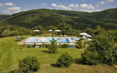 Villa Il Biancospino: Plant, Cloud, Sky, Mountain, Plant Community, Natural Landscape, Shade, Land Lot, Highland, Tree