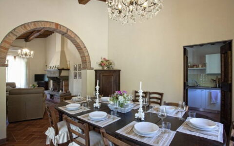Villa Sole: Table, Furniture, Property, Chair, Mirror, Interior Design, Lighting, Decoration, Building, Wood