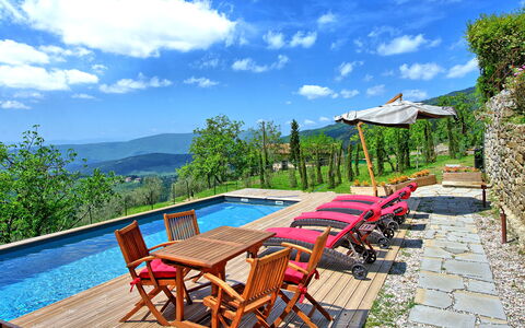 Villa Ancora: Water, Sky, Cloud, Table, Furniture, Plant, Chair, Swimming Pool, Tree, Outdoor Furniture