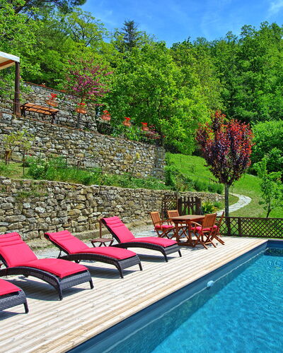 Villa Ancora: Water, Plant, Property, Sky, Green, Nature, Swimming Pool, Tree, Outdoor Furniture, Leisure