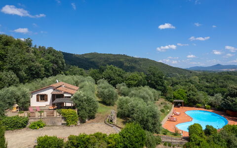 Villa Laura: Sky, Cloud, Plant, Nature, Natural Landscape, Mountain, Water, Tree, Mountainous Landforms, Landscape