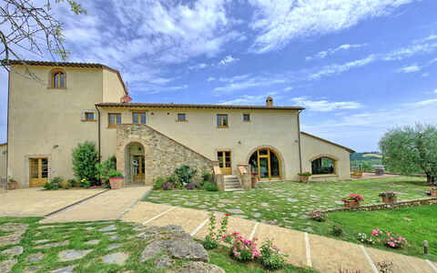 Villa Le Buche: Cloud, Plant, Sky, Building, Property, Window, Tree, Door, House, Land Lot