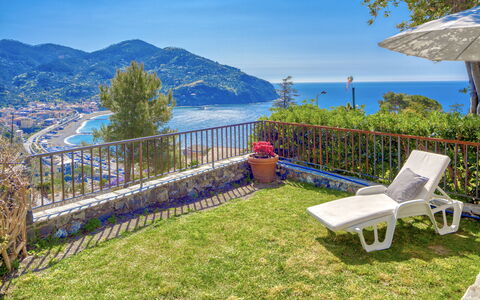 Marlà - Levanto: Water, Sky, Plant, Property, Furniture, Flower, Azure, Nature, Blue, Mountain