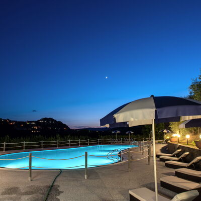 Villa Alfresco: Water, Sky, Plant, Swimming Pool, Building, Azure, Shade, Tree, Outdoor Furniture, Body Of Water