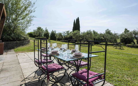 Casina Dell'acquaborra: Furniture, Outdoor Furniture, Table, Outdoor Table, Garden, Chair, Lawn, Yard, Park, Kitchen & Dining Room Table