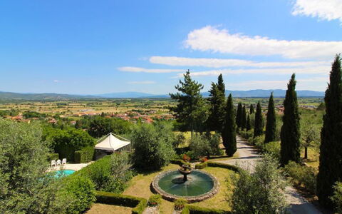 Il Poggiolo: Sky, Cloud, Plant, Tree, Natural Landscape, Botany, Land Lot, Grass, Larch, Landscape