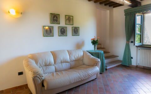 Villa Lugnano: Furniture, Picture Frame, Property, Window, Couch, Building, Comfort, Green, Plant, Houseplant