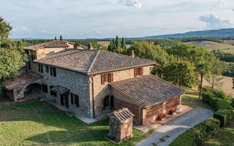 Palazzo Bello: House, Architecture, Landscape, Estate, Roof, Home, Rural Area, Farmhouse, Cottage, Mansion
