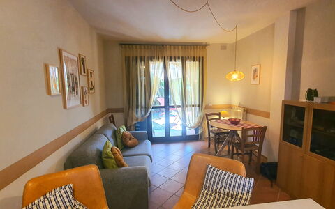 Bianca: Table, Property, Furniture, Couch, Chair, Wood, Living Room, Interior Design, Picture Frame, Flooring