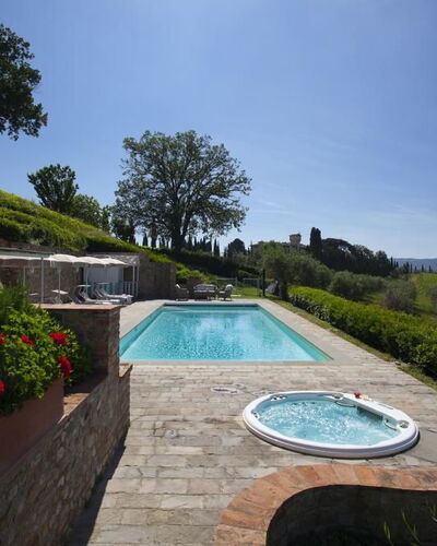 Chianti Fornace 1: Water, Plant, Sky, Property, Swimming Pool, Tree, Grass, Natural Landscape, Body Of Water, Leisure